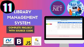 Library Management System ASP.NET C# Project with source code Part-11 |  Bind Gridview | coderbaba