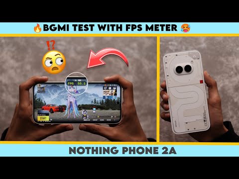 Nothing Phone 2A Bgmi Test With Fps Meter | Not A Gaming Phone Really? 🤔