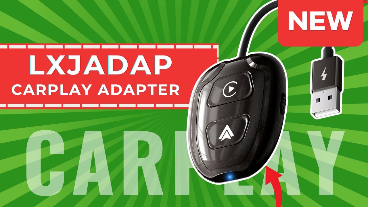 LXJADAP 2-in-1 Wireless CarPlay Adapter & Android Auto Wireless