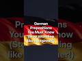 German Prepositions Explained Simply | A1-A2 German Vocabulary #germany #german #grammar