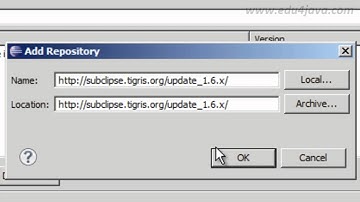 Tutorial Subversion 1 instalar subclipse eclipse plugin