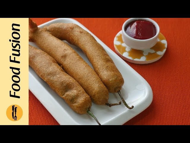 Mirch Pakora Recipe By Food Fusion (Ramzan Recipes) class=