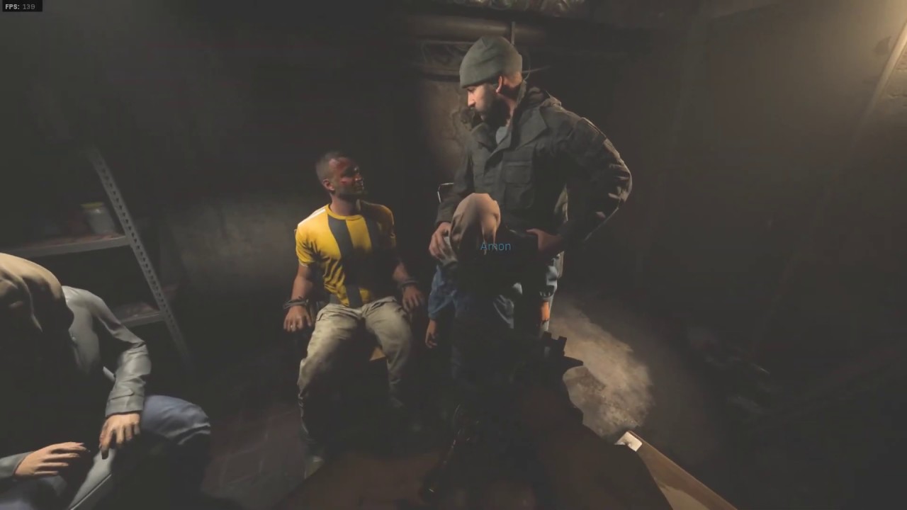 CoD: Modern Warfare Campaign "Old Comrades" Mission - "The Butcher" Interrogation Scene