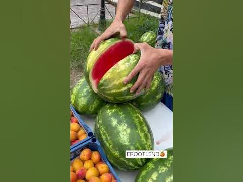 Арбузы Из Казахстана 😍. Цена: 1кг-75₽. #топ #москва #fruits #арбуз # ...