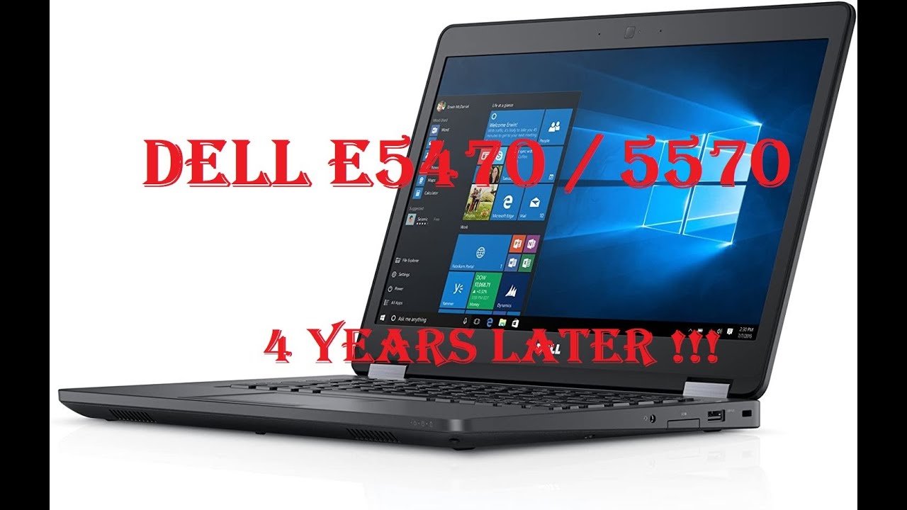 Dell Latitude E5470 / E5570 Skylake - 4 YRS LATER- Disassemble + Thermal paste changing