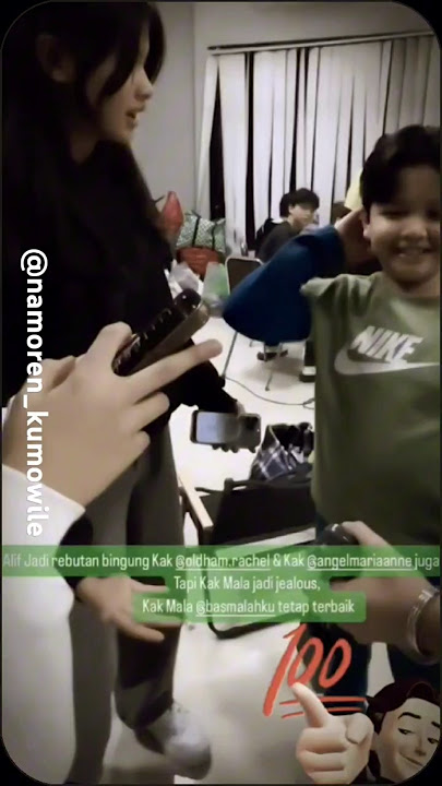 Salfok sm Mas Rakha yg liatin Mala dari jauh 😁 Malanya lagi kesel gara2 Radja gak milih Mala #shorts