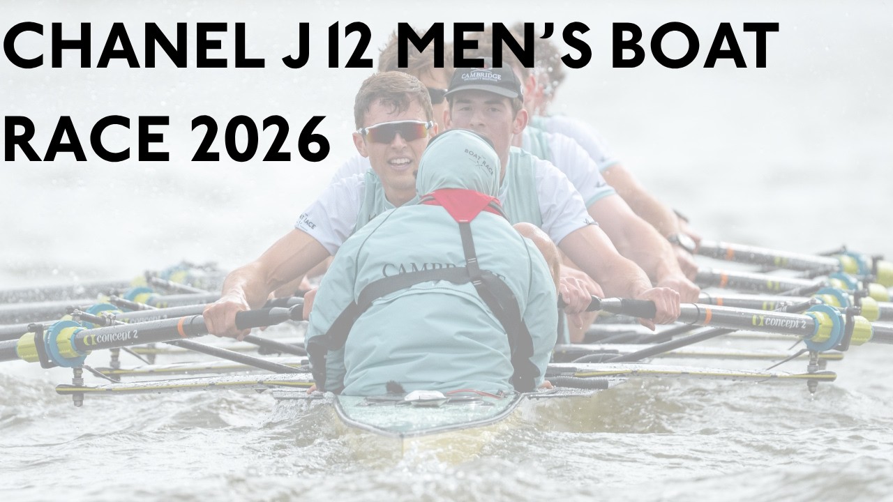The CHANEL J12 Men's Boat Race 2026 - YouTube