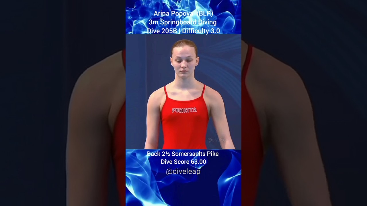 Beautiful Dives Performance by Arina Popova