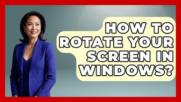 How To Rotate Your Screen In Windows? - Your Computer Companion