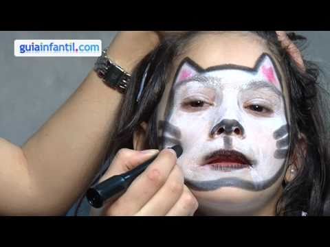 Cat Makeup kids - YouTube