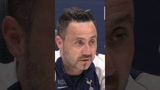 "I HAVEN'T SPOKEN TO THE CLUB ABOUT A PSYCHOLOGIST!" Roberto De Zerbi About Mentality at Tottenham