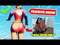 I STREAM SNIPED FASHION SHOWS with THICC SKINS ONLY and WON?