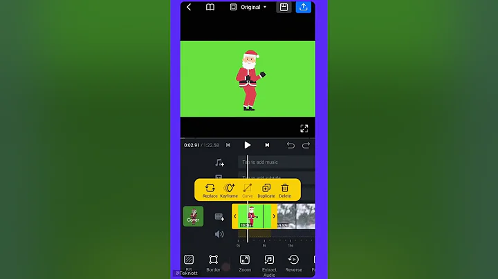 Edit Green Screen in VN Video Editor #shorts