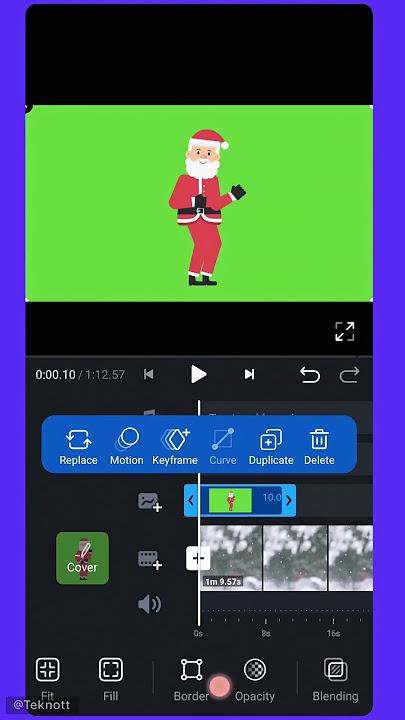 Edit Green Screen in VN Video Editor #shorts