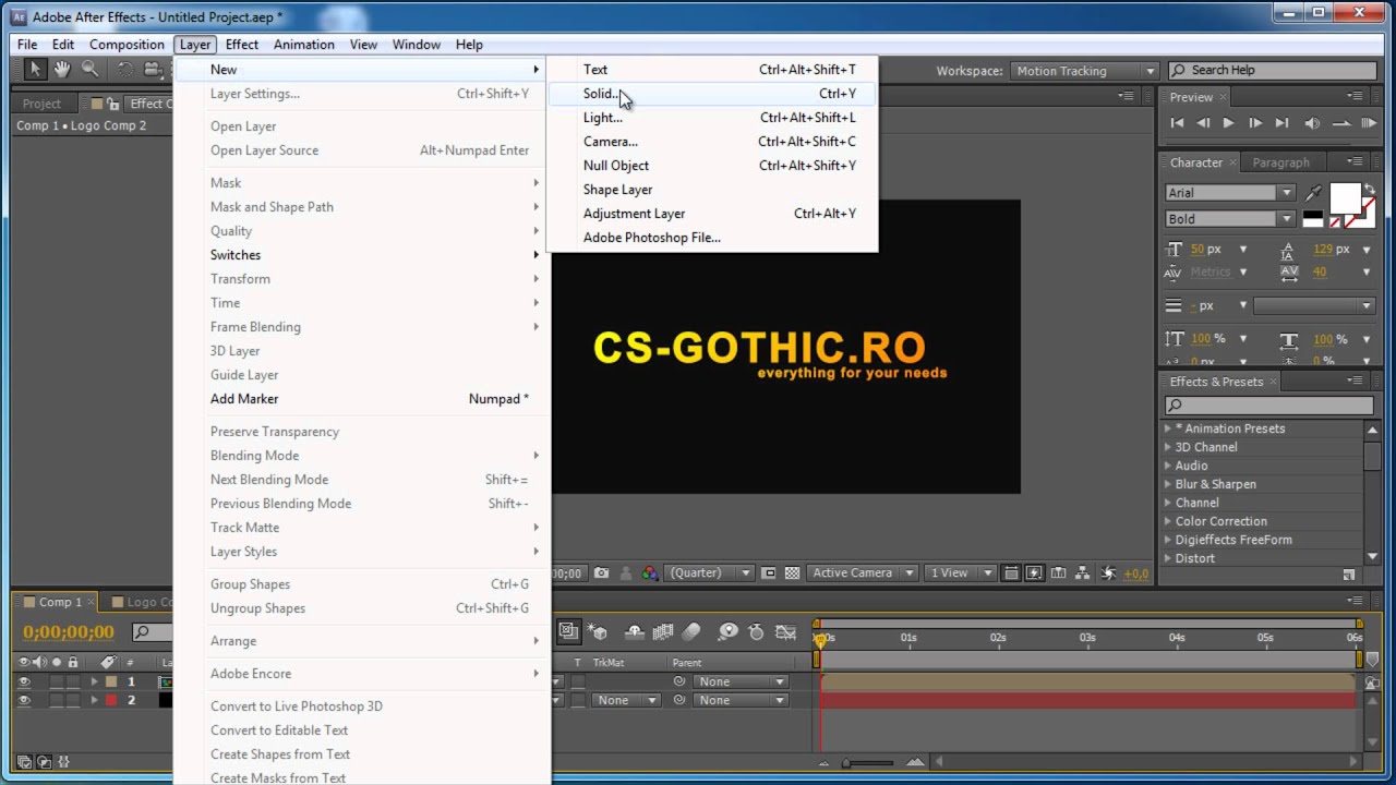After Effects Tutorial Logo Dissolve YouTube