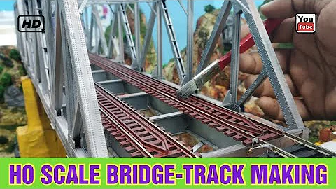 HO Scale Bridge Track Making For My Walthers Double Track Truss Bridge | Model Train Layout