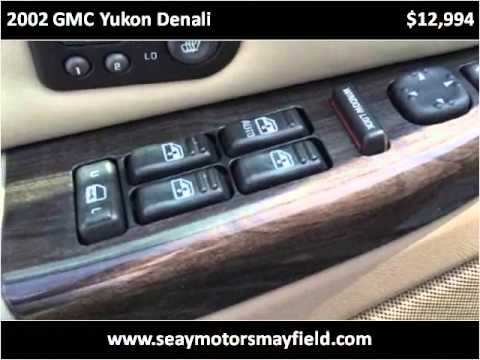 2002 GMC Yukon Denali Used Cars Mayfield KY - YouTube