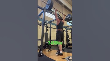 SEE ME Conqueror 245 LBS ON THE PUSH Press!