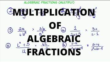 Algebraic Fractions | Multiplication | Math Stage | CSEC/ GCSE | Tutorial on Multiplying Fractions