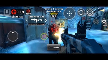 DEAD TRIGGER 2 KRISS VECTOR ELITE VS TACTICAL COMPARISON GAMEPLAY UNCUT 15 MINUTES NO HIT RUN #dt2