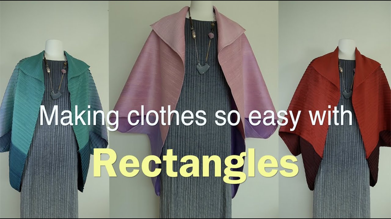직사각형으로 쉽게 옷 만들기 1. No pattern,  super easy !