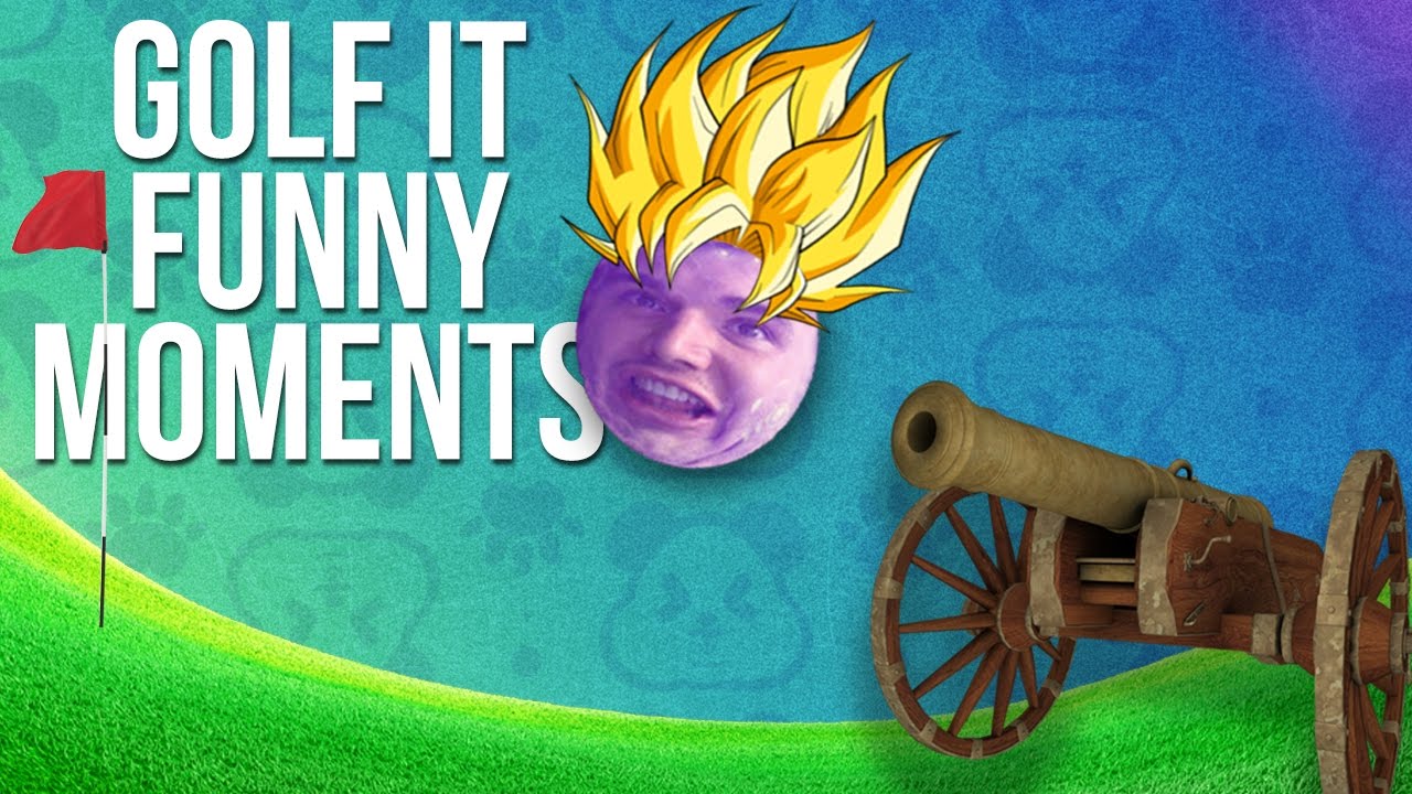 The Great Super Saiyan Golf Rage GOLF IT FUNNY MOMENTS YouTube