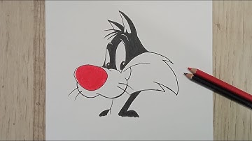 How to Draw Sylvester (Looney Tunes)