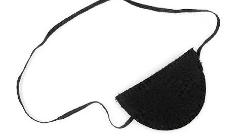 How to Pirate costume: make a pirate eyepatch