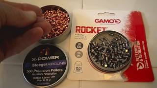 Stoeger X-Power Pellets Vs Gammo Rocket Pellets