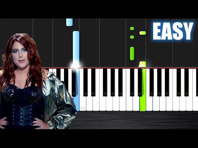 Meghan Trainor - No - EASY Piano Tutorial by PlutaX