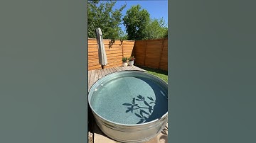 Almost time to fill up the Stock Tank Pool for summer! 👙