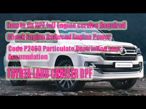 ដោះស្រាយ DPF Full Land Cruiser,How to fix Code P2463,How to fix DPF ...