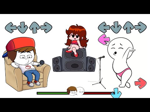 Friday Night Funkin Добряк против Найса