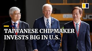 Biden tours new Taiwanese chip-making plant in Arizona, fans US-China semiconductor rivalry