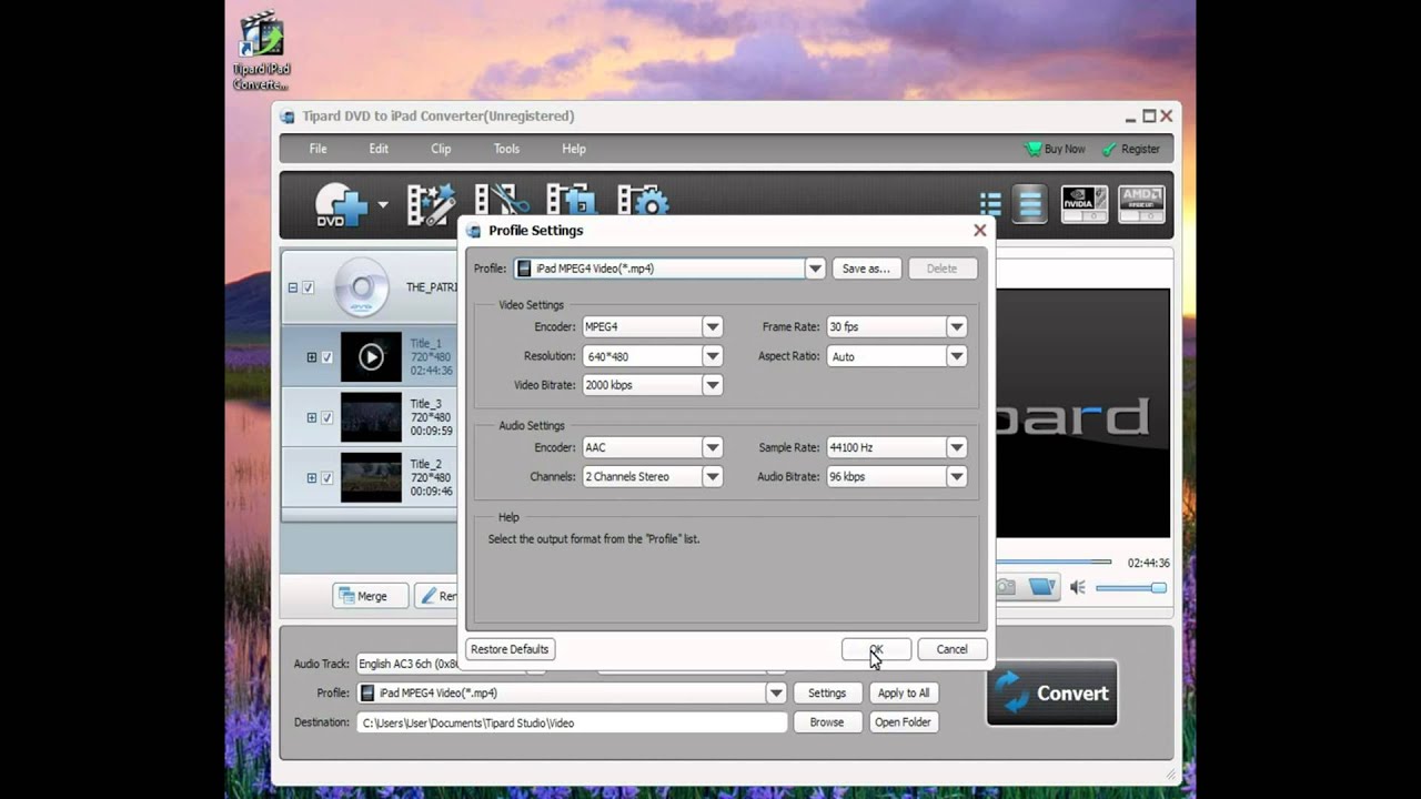 How to Convert Video,Rip DVD to iPad And Transfer iPad files to PC?