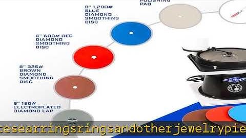 Hi-Tech Diamond 8" All-U-Need - Lapidary Equipment, Mineral & Stone Rock Shaping, Stone Grinder, Sh