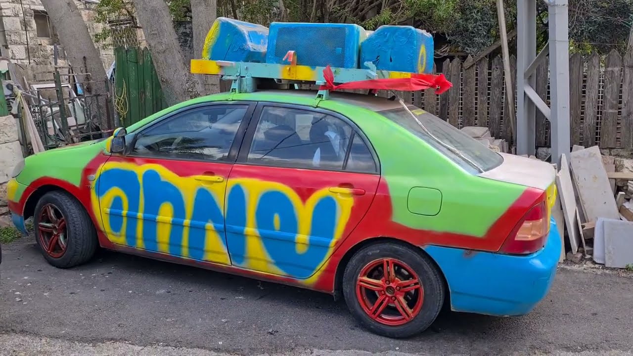 A tour of the colorful alleys around John the Baptist birthplace. Ein Kerem Village, Jerusalem