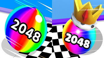 Ball Run 2048 VS Ball Merge 2048 - All Levels SpeedRun Gameplay Android iOS Ep1