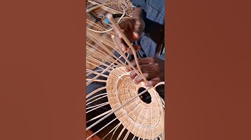 Rattan Lampshade Weaving:Geometric Patterns #duet #diycrafts