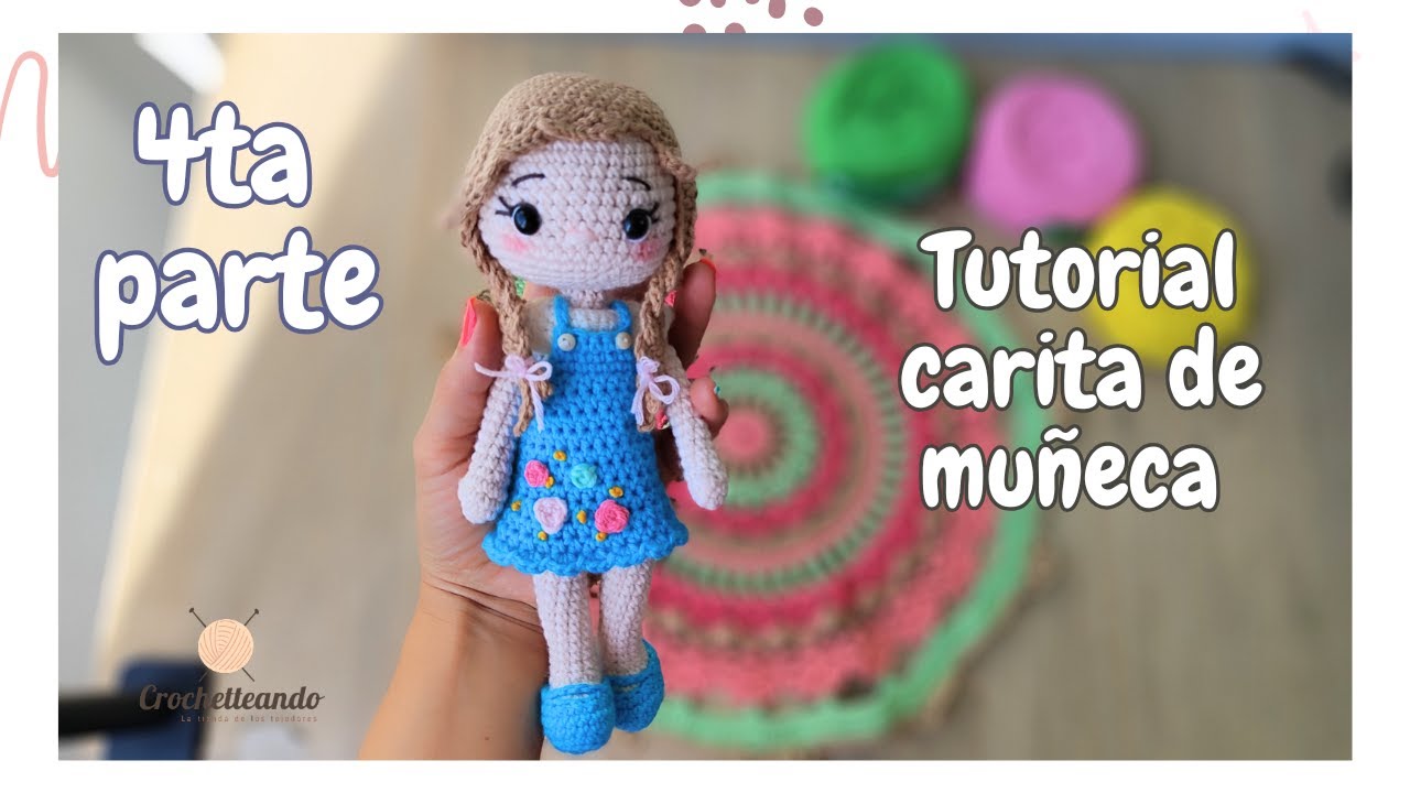 COMO DECORAR LA CARA DE TU MUÑECA AMIGURUMI: Pestañas, cejas