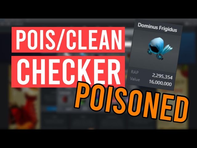 How TO CHECK IF A ROBLOX ITEM IS POISONED USING ROLIMONS *THE REAL WAY*