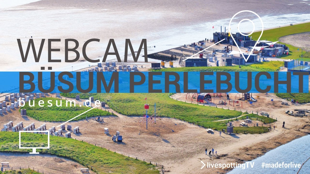 Nordseepanorama in Büsum - Live von der Familienlagune Perlebucht