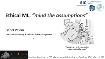 Isabel Valera: Ethical ML: mind the assumptions