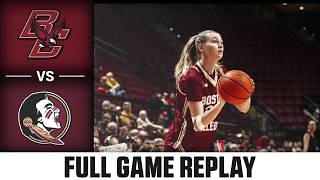 Details Boston College vs. Florida State Full Game Replay | 2025-26 ACC Women's Basketball Update