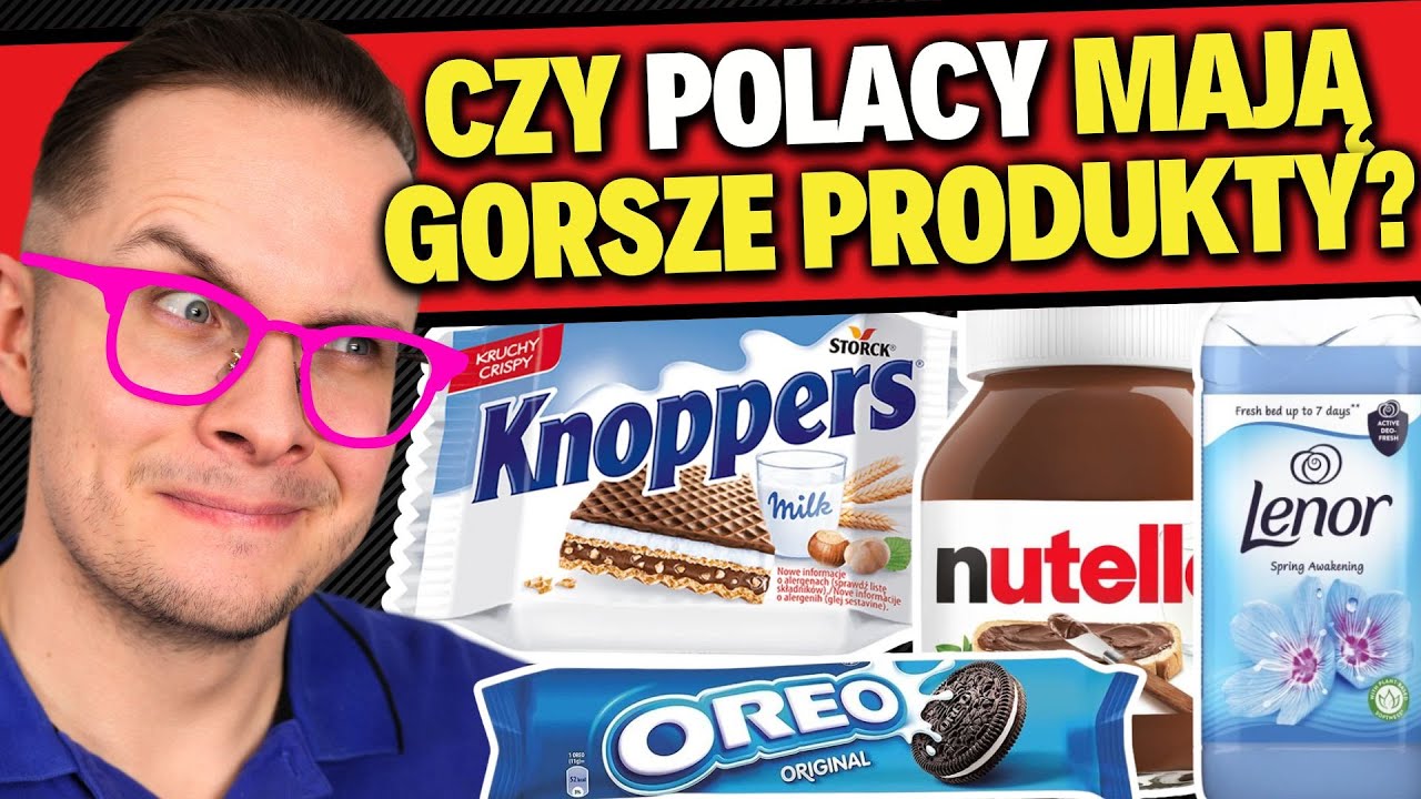 CZY POLACY🇵🇱MAJĄ GORSZE TE SAME PRODUKTY CO NIEMCY🇩🇪- DLACZEGO MAMY GORZEJ?!