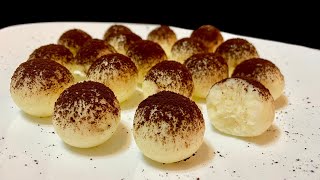 Sweet milk balls/Amazing dessert in 5 minutes