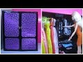DIY How To Make a Doll Closet / Làm đồ handmade đơn giản: cách làm tủ quần áo cho búp bê/ Ami DIY