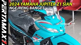 Review Fisik Detail Motor Bebek Jupiter Z1 Sian Cyan Terbaru 2024 Metalik 🦆 #yamaha #jupiterz1