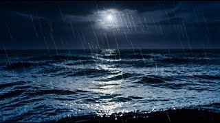 Heavy Night Rain 🌧 Deep Sleep & Relaxing Ambience