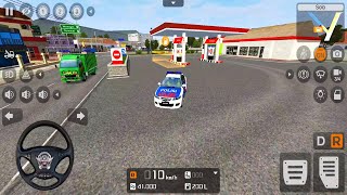 GAME MOBIL POLISI PATROLI JALAN RAYA  MOD BUSSID - GAME MOBIL SIMULATOR ANDROID screenshot 1
